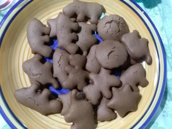 Biscotti al cacao senza burro