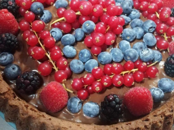 Crostata morbida ciccolatosa
