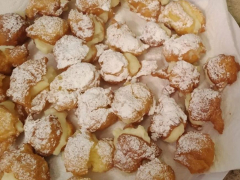 Frittelle con crema [1°SFIDA CULINARIA 2021] 🎭 Il Carnevale delle Dolcine 🥳