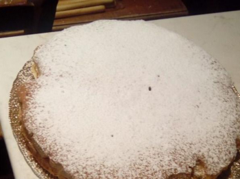 Torta all'arancia e marmellata