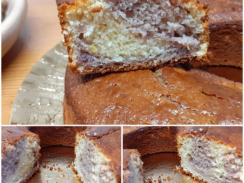 Ciambella marmorizzata frutti di bosco e limone