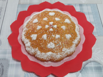 Torta soffice al cocco senza latte e senza burro