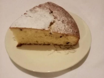 Torta allo yogurt e gocce di cioccolato