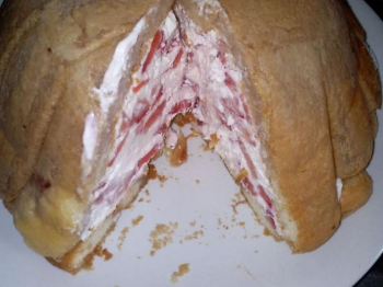 zuccotto alle fragole