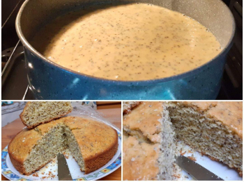 Chia seeds &amp; citrus cake