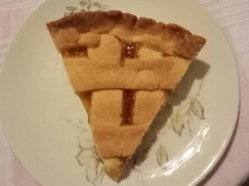 Crostata con farina di riso e marmellata