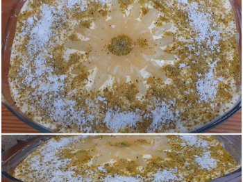 Tiramisù ananas ,pistacchio e cioccolato bianco