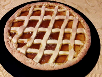 Crostata con frolla alle mandorle