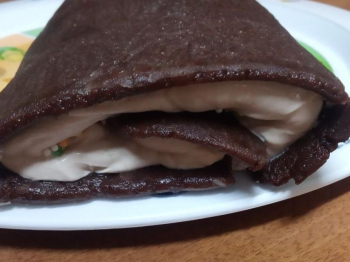 Rotolo al mascarpone e panna con cacao
