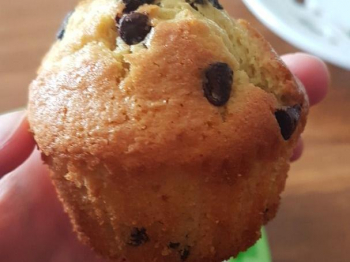 Muffin con gocce di cioccolato