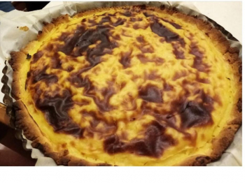 Crostata al limone con frolla di riso