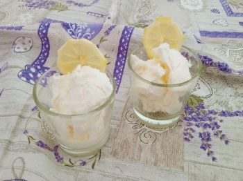 Gelato al limone (senza gelatiera)