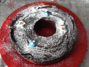 Ciambella al cioccolato fondente