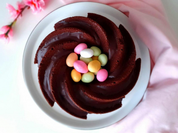BUNDT CAKE AL CIOCCOLATO E  PANNA
