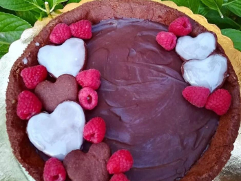 Crostata al caramello salato