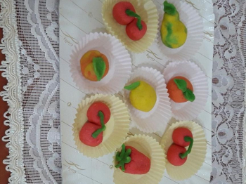 Dolcetti a forma di frutta