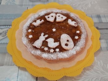 Crostata con confettura e noci - Ricetta della Dolcina Luanak