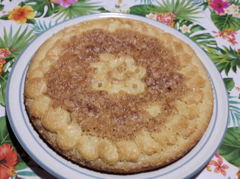 Crostata con frangipane agli amaretti ispirata a mammalu46