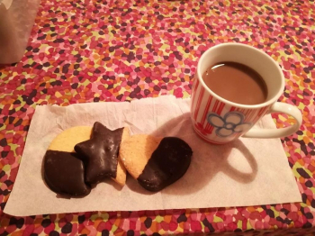 Biscotti alla vaniglia e cioccolato