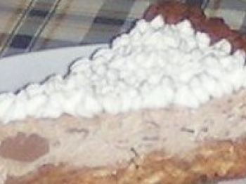 torta di castagne e panna