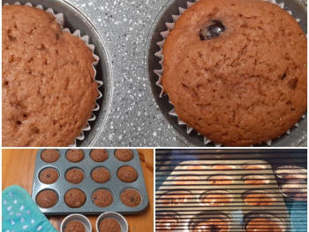 Muffins Nesquik e amarene