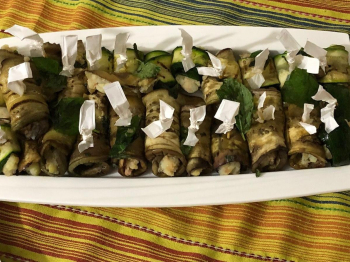 Involtini di melanzane e zucchine