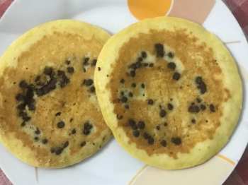 Pancake con gocce di cioccolato