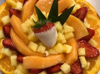 Torta crema e frutta