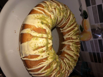 Ciambella al cioccolato bianco