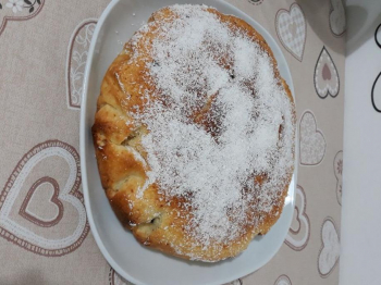 Torta morbida cocco e gocce di cioccolato