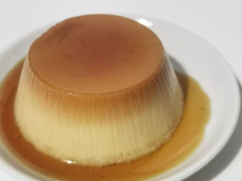 budino con il preparato  cameo crem  caramel