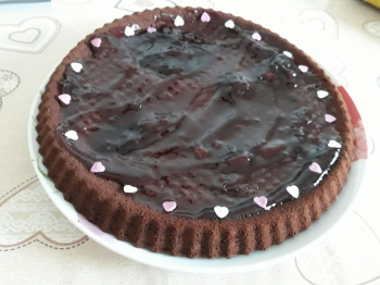 Crostata furba al cacao