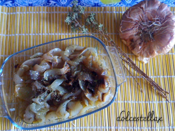 insalata di cipolle al forno