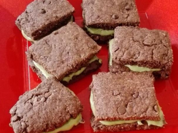 Biscotti cioccolato e pistacchio vegani