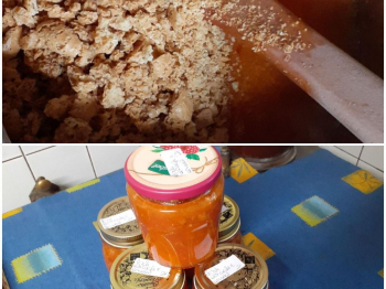 Confettura pesche e amaretti
