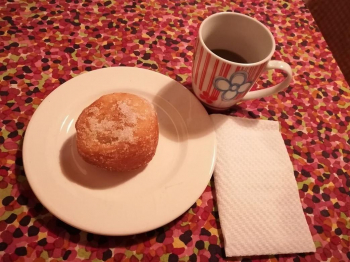Bomboloni alla vaniglia con latte di soia
