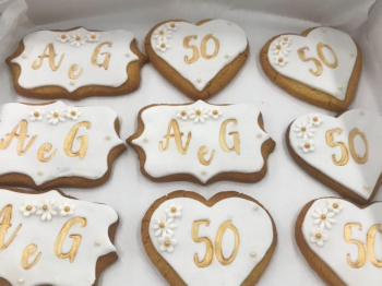 Biscotti decorati senza burro