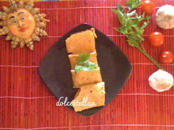 Rotolo di frittata al prezzemolo