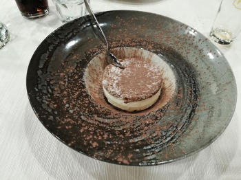Tortino ricotta, pere e cacao