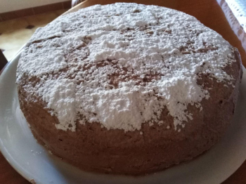 Torta allo yogurt con crema alla Nutella
