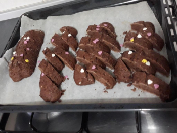 Biscotti cacao e mandorle