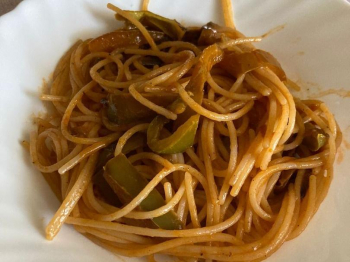 Pasta al curry 🥘 e peperone