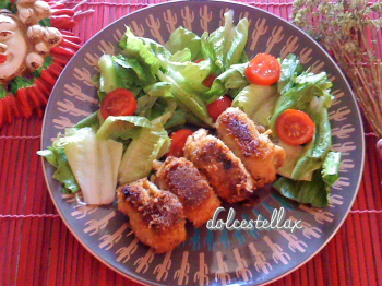 Involtini di lonza con speck e philadelphia