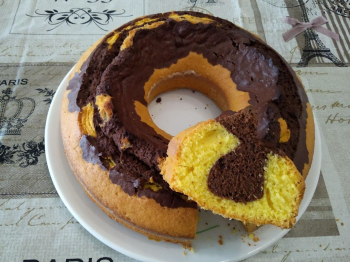 Torta Marmorizzata a ciambella 🍩