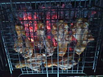 Pollo arrostito al barbecue