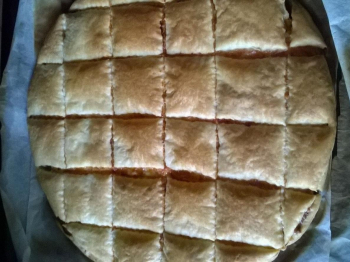 Torta salata piumino