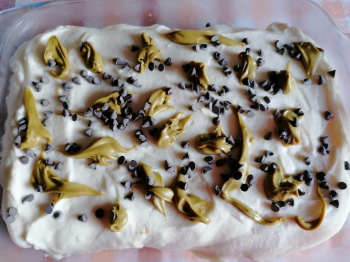 Tiramisù alla crema di ricotta e pistacchio