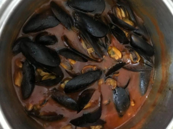 Sughetto di cozze fresche