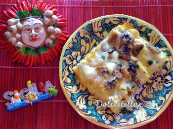 Lasagne bianche con funghi e provola stagionata ragusana