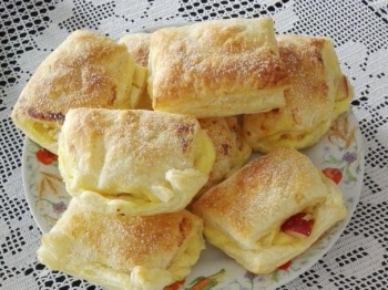 Fagottini mele e crema pasticcera
